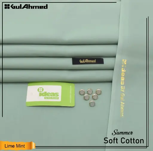 Gul Ahmads collection unstitched men's suit 2025 soft cotton